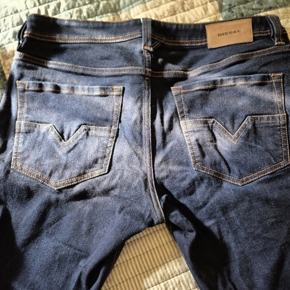 Diesel Larkee Regular Straight Jeans W34 L32 | Dark Wash 1 Of 2 Pair Avbl-NWOT - Picture 6 of 6